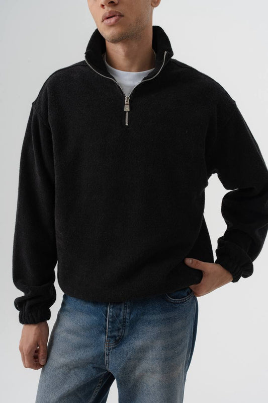 Aura Black Quarter Zip Polar